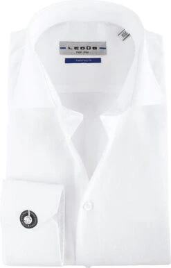 Ledub Strijkvrij SL7 Shirt Wit -Kleding Kortings Winkel 11526 13 1