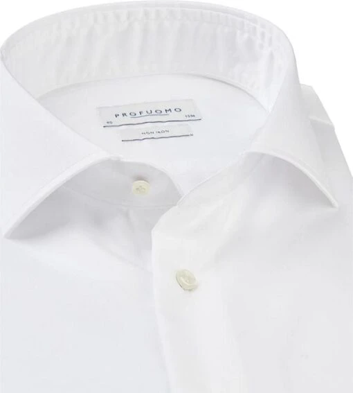 Profuomo Slim Fit Overhemd Cutaway - Afbeelding 5