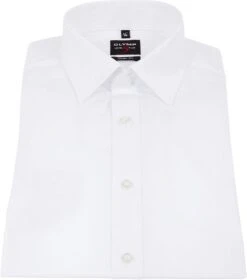 OLYMP Level 5 Korte Mouw Wit -Kleding Kortings Winkel 58606 8