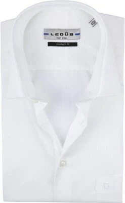 Ledub Overhemd Korte Mouwen Wit -Kleding Kortings Winkel 60528 5 1