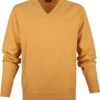 William Lockie V-Hals Lamswol Geel -Kleding Kortings Winkel 64290 1
