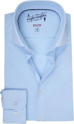 Pure H.Tico The Functional Shirt Strepen Blauw -Kleding Kortings Winkel 64810 4 1