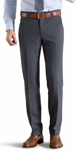 Meyer Pantalon Roma Wolmix Grijs -Kleding Kortings Winkel 65886 10