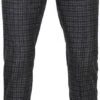 Suitable Pantalon Milano Wol Blend Ruit Antraciet -Kleding Kortings Winkel 67708 1