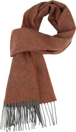 Profuomo Sjaal Wol Geweven Oranje -Kleding Kortings Winkel 67778 1 1