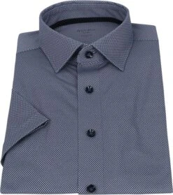 OLYMP KM Overhemd Luxor 24/Seven MF Marine Blauw -Kleding Kortings Winkel 69126 3
