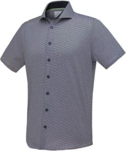 Blue Industry KM Overhemd Strepen Blauw -Kleding Kortings Winkel 69131 4