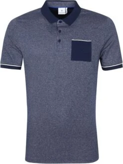 Blue Industry Polo M25 Melange Donkerblauw