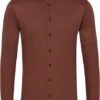 Desoto Overhemd Strijkvrij MK Bruin -Kleding Kortings Winkel 70458 1