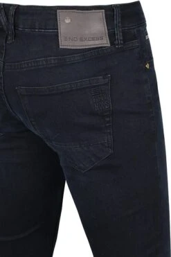 No-Excess No Excess Jeans 711 Denim Zwart -Kleding Kortings Winkel 70680 3