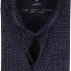 OLYMP Luxor Jersey Stretch Overhemd 24/Seven Stippen Donkerblauw -Kleding Kortings Winkel 70780 1