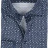 OLYMP Overhemd Luxor MF Grafisch Minimal Blauw -Kleding Kortings Winkel 71525 1