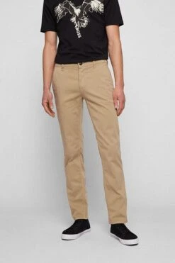 Hugo Boss Chino Schino Slim Beige -Kleding Kortings Winkel 71959 5