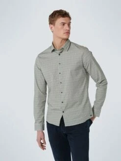 No-Excess No Excess Overhemd Dusty Groen -Kleding Kortings Winkel 72312 3 1