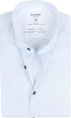 OLYMP Overhemd Level 5 24/Seven Print Wit