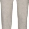 Suitable Pantalon Jersey Zandkleur Ruit -Kleding Kortings Winkel 73286 1