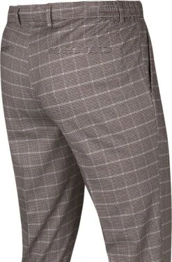 Suitable Pantalon Jersey Bruin Pied De Poule -Kleding Kortings Winkel 73287 4
