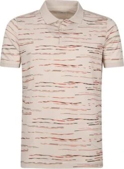 State Of Art Polo Print Beige -Kleding Kortings Winkel 73473 1 1