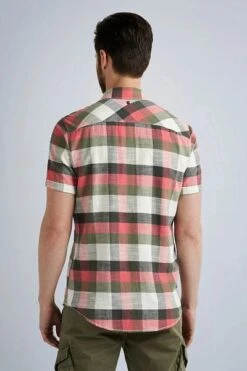 PME Legend Overhemd Roze Geruit -Kleding Kortings Winkel 73767 3