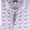 OLYMP Overhemd Luxor MF Print Roze -Kleding Kortings Winkel 73858 1