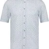 State Of Art Overhemd Shortsleeve Blauw Print -Kleding Kortings Winkel 73993 1