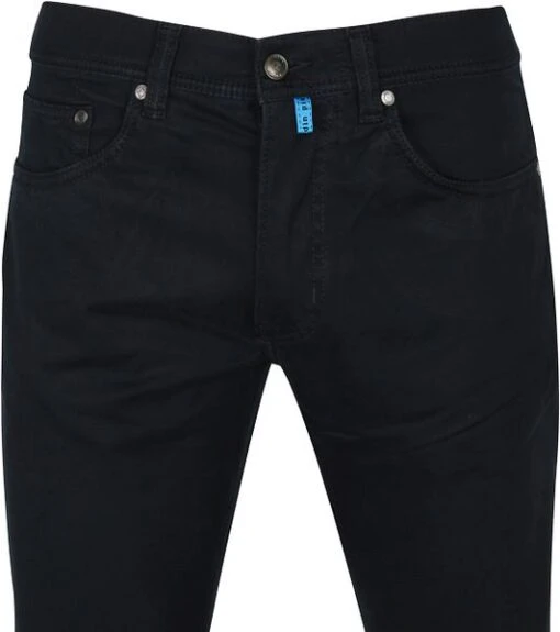 Pierre Cardin 5 Pocket Broek Antibes Donkerblauw - Afbeelding 2