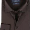 Ledub Tricot Overhemd Donkerbruin -Kleding Kortings Winkel 74328 1