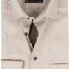 Olymp Luxor Overhemd Beige -Kleding Kortings Winkel 74365 1