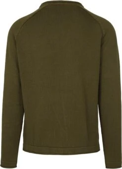 KnowledgeCotton Apparel Sweater Olijf Groen -Kleding Kortings Winkel 74425 4