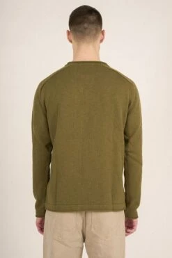 KnowledgeCotton Apparel Sweater Olijf Groen -Kleding Kortings Winkel 74425 5