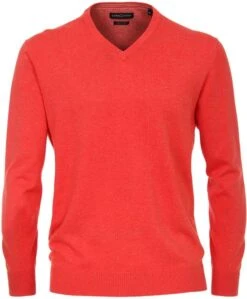 Casa Moda Pullover V-Hals Rood