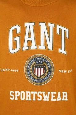 Gant Sweater O-Hals Okergeel -Kleding Kortings Winkel 74462 2