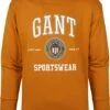 Gant Sweater O-Hals Okergeel -Kleding Kortings Winkel 74462 3