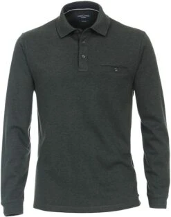 Casa Moda Polo LS Donkergroen