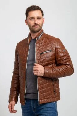 Milestone Damiano Jas Bruin -Kleding Kortings Winkel 74775 8