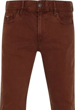 Vanguard V7 Rider Jeans Donkerbruin -Kleding Kortings Winkel 74940 2
