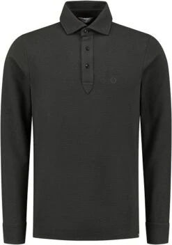 Dstrezzed Polo Longsleeve Donkergrijs -Kleding Kortings Winkel 74980 1 1