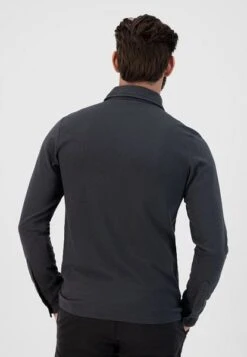 Dstrezzed Polo Longsleeve Donkergrijs -Kleding Kortings Winkel 74980 2 1