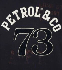 Petrol Sweater Logo Donkerblauw -Kleding Kortings Winkel 74999 3