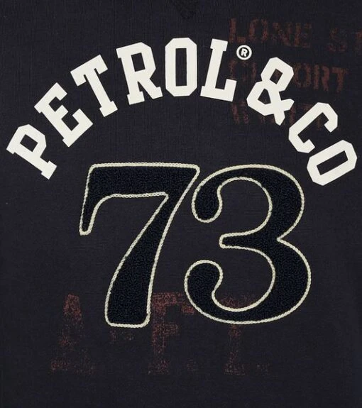 Petrol Sweater Logo Donkerblauw - Afbeelding 5