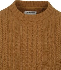 No-Excess No Excess Pullover Mix Wol Gebreid Bruin -Kleding Kortings Winkel 75026 2