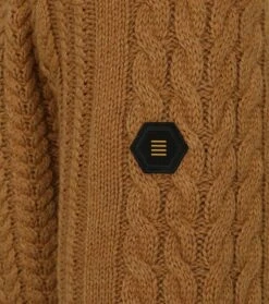 No-Excess No Excess Pullover Mix Wol Gebreid Bruin -Kleding Kortings Winkel 75026 4