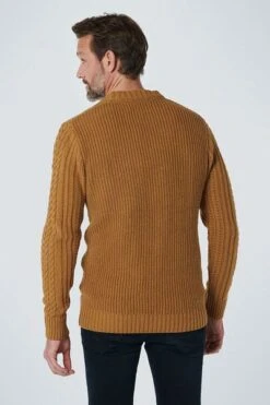 No-Excess No Excess Pullover Mix Wol Gebreid Bruin -Kleding Kortings Winkel 75026 6