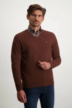 State Of Art Trui Wol Brique Rood -Kleding Kortings Winkel 75096 2 1