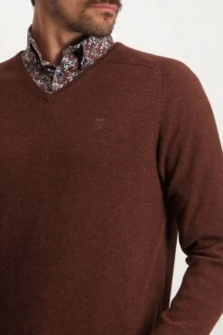 State Of Art Trui Wol Brique Rood -Kleding Kortings Winkel 75096 4