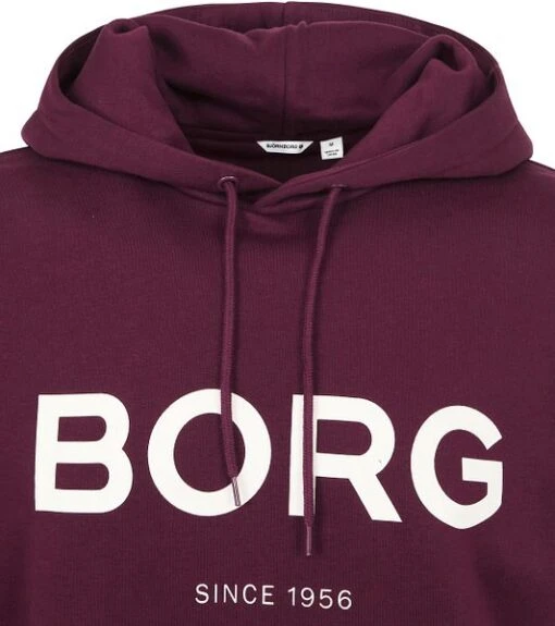 Bjorn Borg Sweater Bordeaux Rood Logo - Afbeelding 2