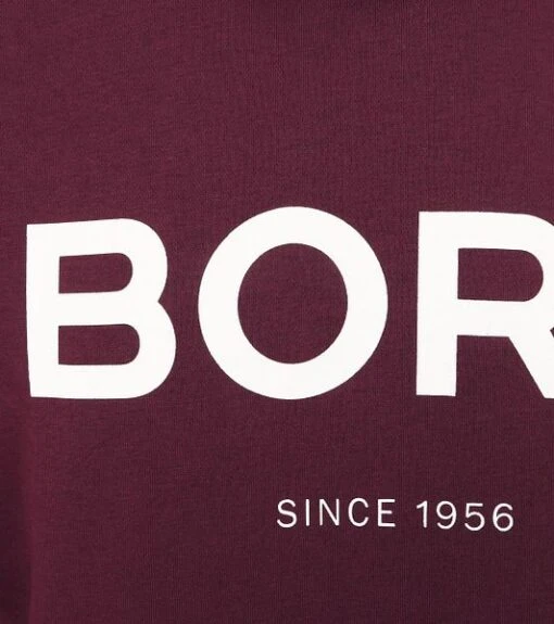 Bjorn Borg Sweater Bordeaux Rood Logo - Afbeelding 3