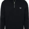Fred Perry Half Zip Trui Navy Blauw -Kleding Kortings Winkel 75164 1