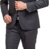 Suitable Kostuum Toulon Wol Check Grijs Bruin -Kleding Kortings Winkel 75204 14