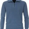 Casa Moda Halfzip Trui Blauw -Kleding Kortings Winkel 75299 1